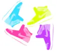 colorful shoes