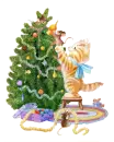 christmas kitty