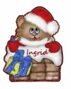 Cat with Ingrid name