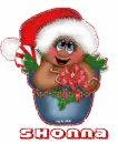 Gingerbread man with Shonna name
