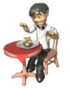 eating fish
