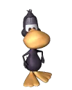 Duffy Duck Wiggling 