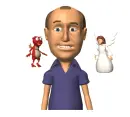 Man Debating Conscience