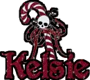 Kelsie - Candy Cane Skull