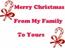 Merry Christams From My family to yours