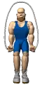 Bodybuilder Jump Rope