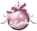 Pink Ornament Christmas Bonnie