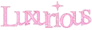 luxurious  pink glittery girly 