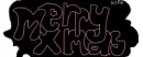 merry xmas pink&black