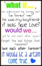 what if