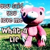 gloomy bear what a lie