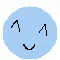 a Rolling Blue Ball
