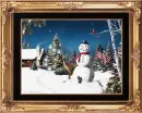 snowman scene