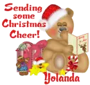 Christmas Cheer Teddy, Yolanda