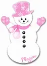 Pink Snowman, Maggie