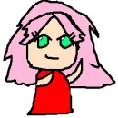 Chibi Sakura Dancing