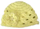 YELLOW CROCHET HAT