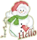 Hello snowman