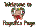 Welcome to Fayeth's Page