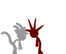 stick figure wall