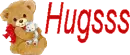 hugsss with a bear