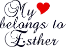 My *heart*...Esther