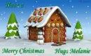 Have a merry christmas hugs melanie