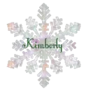 snow flake with name Kimberly