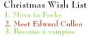 Christmas wish list