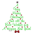 MERRY CHRISTMAS HAPPY NEW YEAR