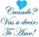 When?Are you going to say "I love you"?