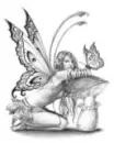Fairy with mushroom