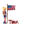 Tina American Doll tag