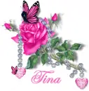 Tina butterfly tag
