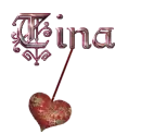 Tina name tag