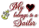 My Heart Belongs To A Sailor 3 (Transparent)
