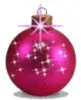 Pink ornament
