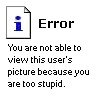 Stupid Error