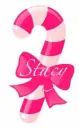 pink candycane candy cane Stacy