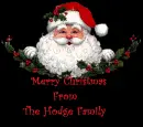 merry christmas hodge family