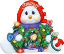 Lighted Snowman - Amanda