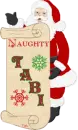 Tabi - Santa naughty list