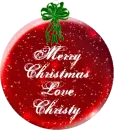 Merry Christmas, Love Christy