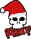 Amy - Santa Skull
