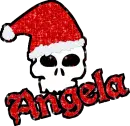 Angela - Santa Skull