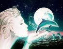dolphins and goddess
