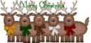 reindeers merry christmas