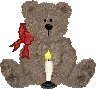 BEAR CANDLE