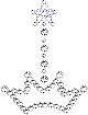 glittery tiara
