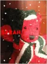 Christmas teddy bear named